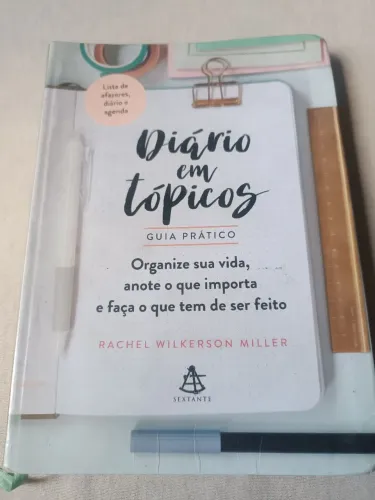 Livro diário em tópicos
