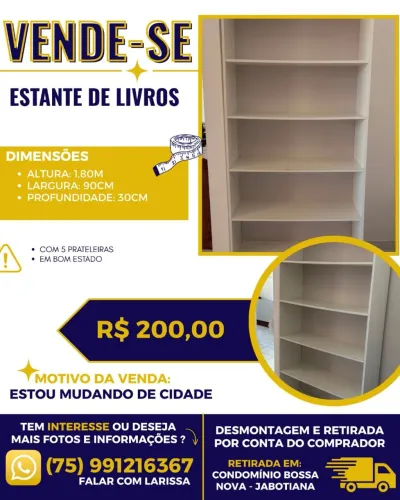 Estante de livros