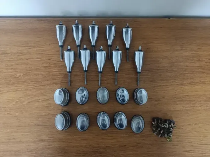 10 Canoas Prime América para Bumbo com Garras e Parafusos