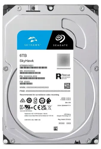 HD 6tb 7200rpm Seagate Skayhawk NOVO