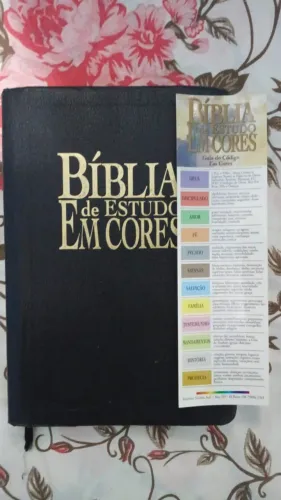 Bíblia De Estudo Em Cores Revisada De Acordo Com Os Melhores Textos Em Hebraico e Grego 