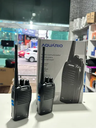 Rádio Comunicador Easy Walkie Talkie Aquário ( Promoção )