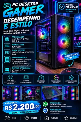 Pc gamer - I7 7700