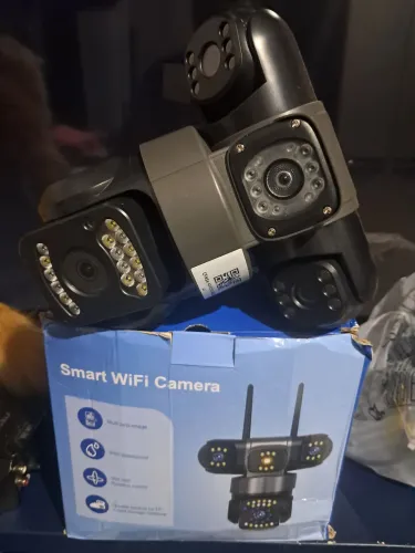 Câmera externa 4 lente wifi