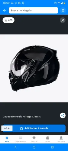 Capacete peels mirage seminovo