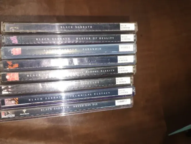 kit CDs Black Sabbath era Ozzy Osbourne primeira fase