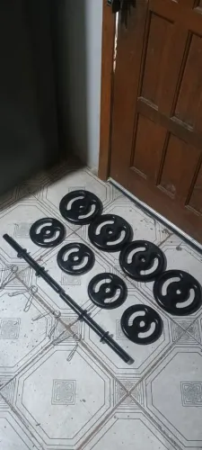 Par Halteres mais 24Kg de anilhas ótimo estado