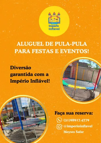 Aluguel de pula pula 80 reais