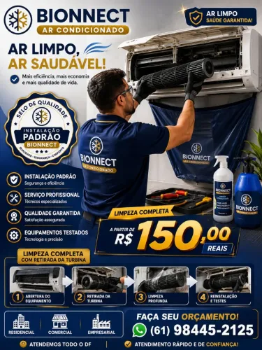 Limpeza de Ar Condicionado em Brasília