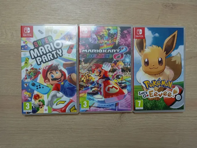 Jogos Nintendo switch preço na descrição