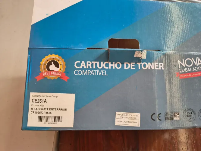 2 cartuchos compatíveis CE261A