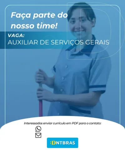 Vaga para serviço gerais