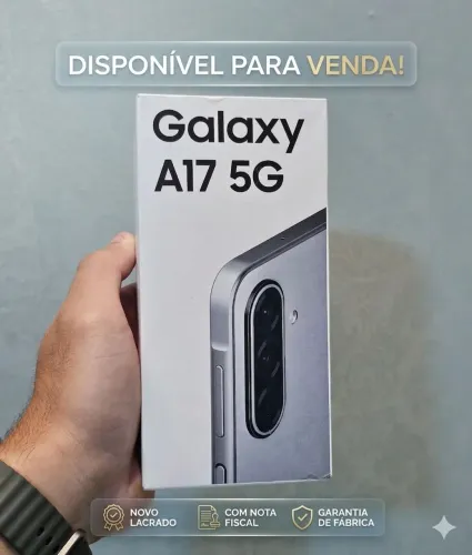 Samsung Galaxy A17 Lacrado (com nota fiscal e garantia)