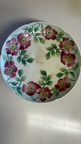 Fruteira porcelana 24cm com avarias