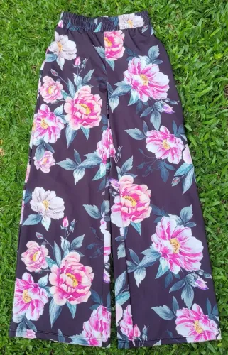 Calça pantalona feminina P Adulto