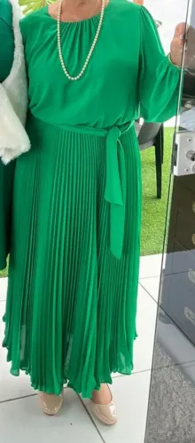 vestido festa crepe de seda