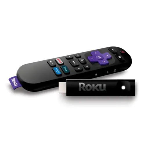 Streaming Stick Roku Full HD com Controle de Voz.