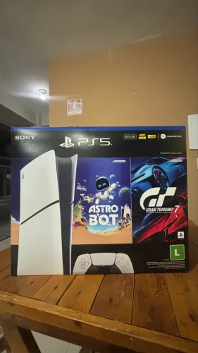 Ps5 slim digital LACRADO NOVO COM 1 ANO DE GARANTIA NOTA FISCAL 