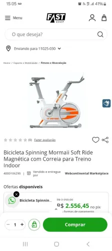Bicicleta Ergometrica Mormaii Magnética