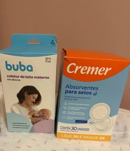 Coletor de Leite e Absorvente de Peito
