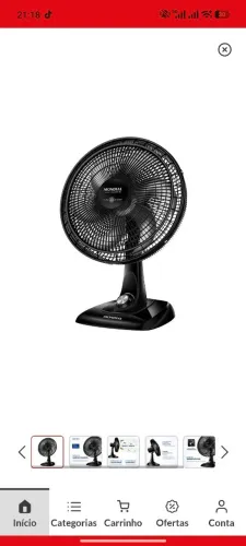 Ventilador Mondial 40cm