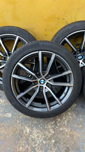 rodas bmw original pneus seminovo run flat aro 18