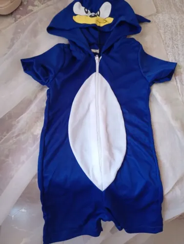 Macacão Sonic 3 anis