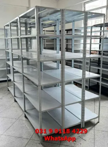 Estantes de aço Prateleiras 40 cm de profundidade Reforçadas Novas Frete Grátis
