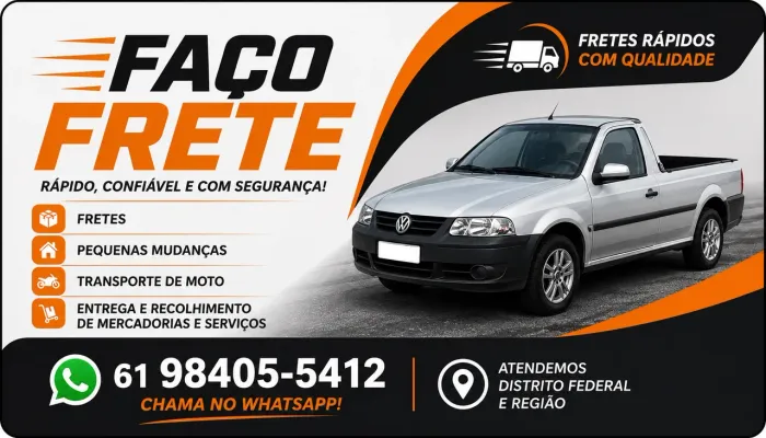 FRETES RÁPIDOS E BARATOS 