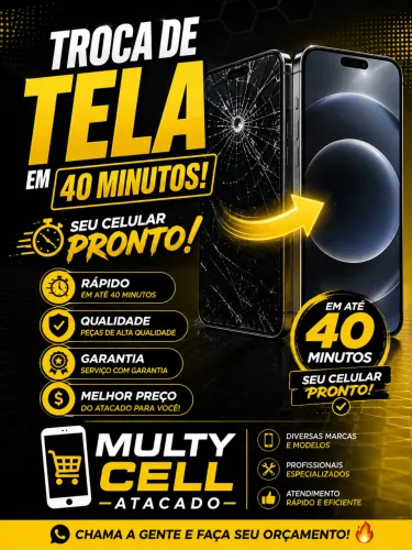 Troca de tela de celular
