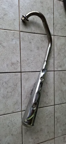 Fan 125 09/13 - Escapamento mini turuna fortuna cromado