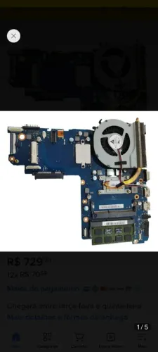 Placa mãe do Samsung np270e4e