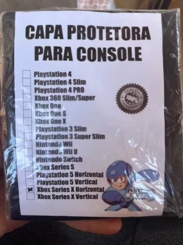 Capa anti poeira Xbox Series X Vertical lacrado