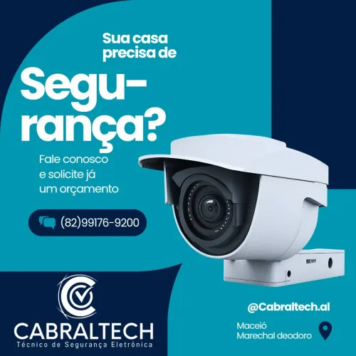 Instalação de câmeras de segurança