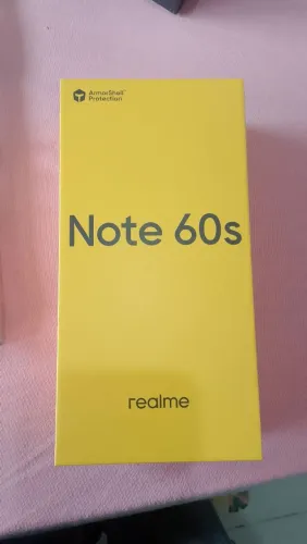 Celular realme note 60s, arrecem lançado somente com 7 meses de uso, com 128GB