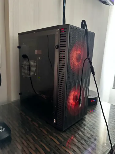 PC Gamer Completo Ryzen 5 5500 + GTX 1660 Super | 16GB RAM + Monitor Full HD + Kit Gamer