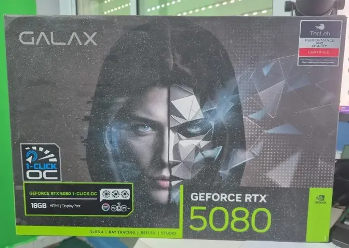 Placa de Video Rtx 5080 16GB Galax 1-Click OC