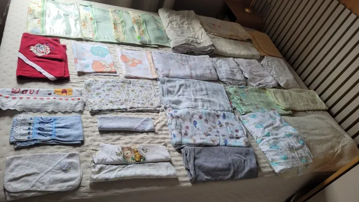 Lote Menino cama e banho