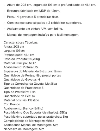 Guarda roupa - closet