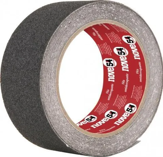 Fita Antiderrapante 50Mm x 05Metros Preta Nove54