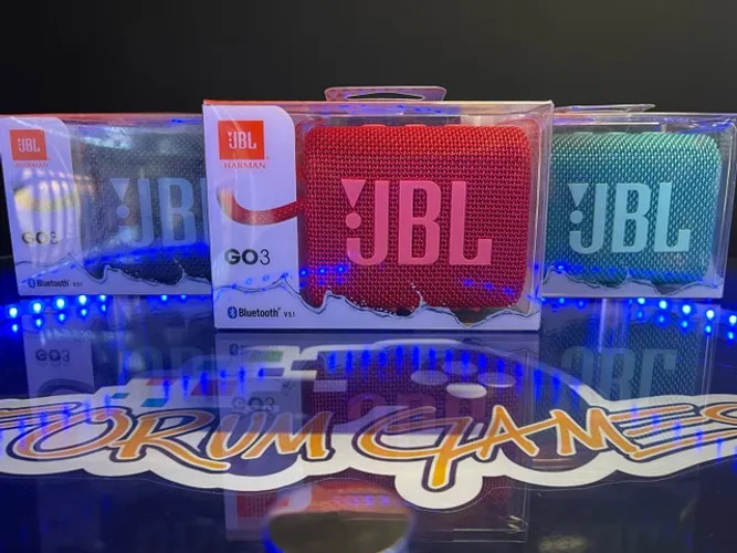 As cores novas das novas Go3 Original da JBL