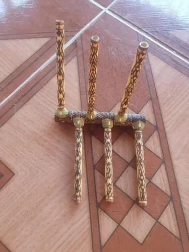 Kuripe giratório aplicador de rapé indígena 