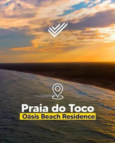 Pé na Areia com 330m Beira Mar - Oásis Beach Residence