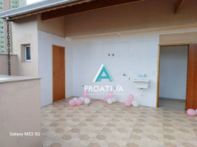 Cobertura com 2 dormitórios, 85 m² - venda ou aluguel - Vila Valparaíso - Santo André/SP