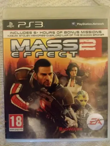 Mass Effect 2 MÍDIA FÍSICA (Jogo PS3 - Playstation 3) Estilo Guerra Intergalática. Inclui 