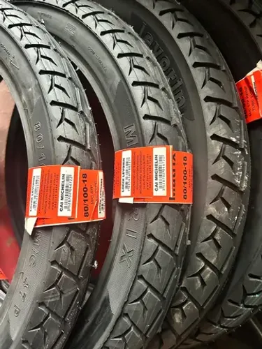 Pneu de moto Levorin 80/100r18 (uso c/camara) montagem grátis 