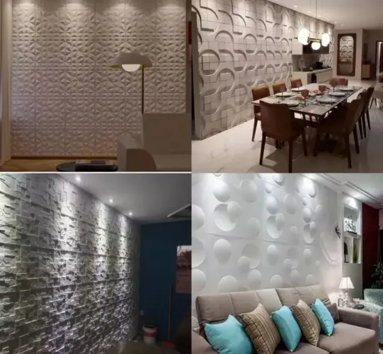 Placas de gesso  para Decoração de Parede