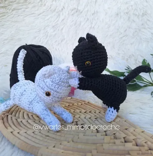 Gatinhos Amigurumi Crochê