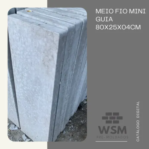 Meio fio mini guia