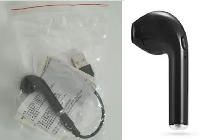 Fone de ouvido bluetooth mono auricular grande
